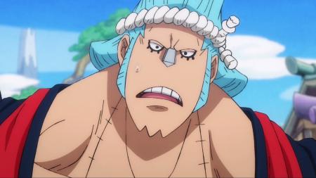 Which part of his body did Franky replace with a cyborg modification?