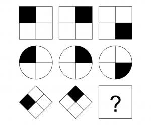 Complete the series of shapes