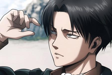 What is Levi's rank in the Survey Corps during the second season?