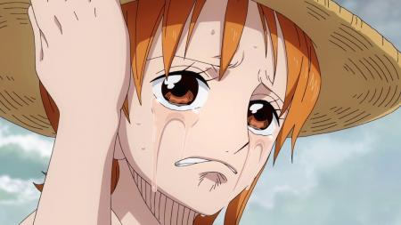 Which arc does Nami officially join the Straw Hat Pirates?