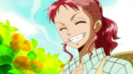 What is the name of Nami's adoptive mother?