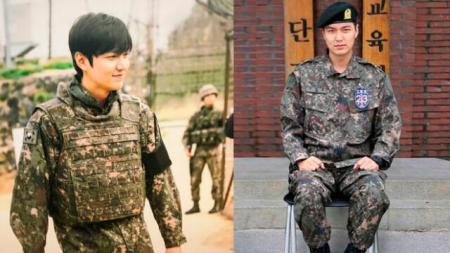 What year did Lee Min-ho begin his mandatory military service?